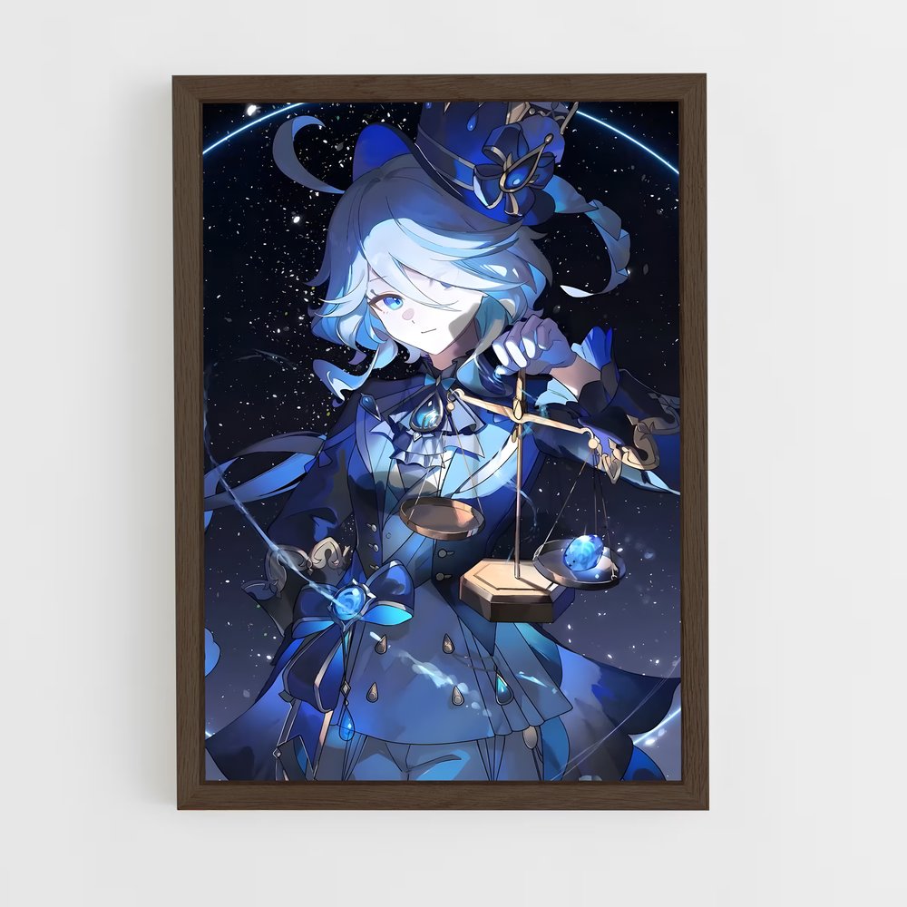 Poster L'Épée de la Demoiselle – affiche Genshin impact (vue 5)